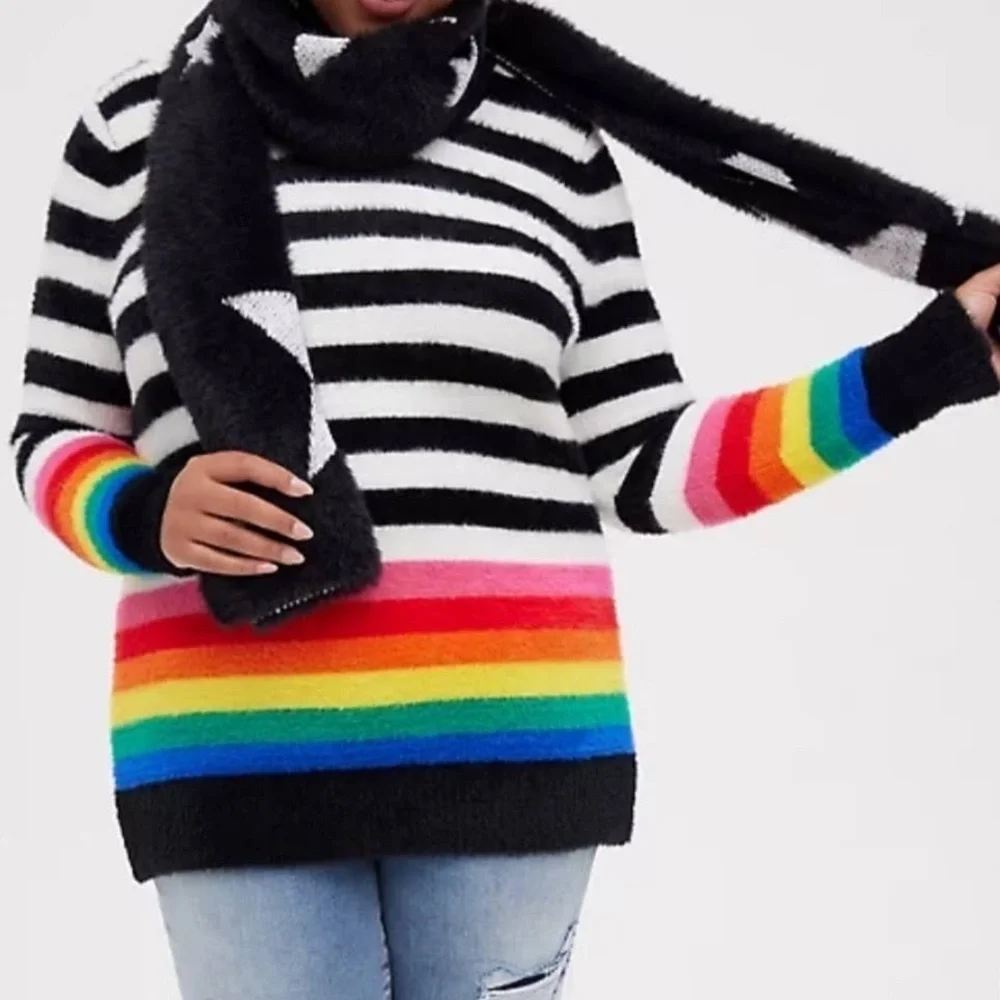 Torrid All Over Star Torrid Oblong Scarf